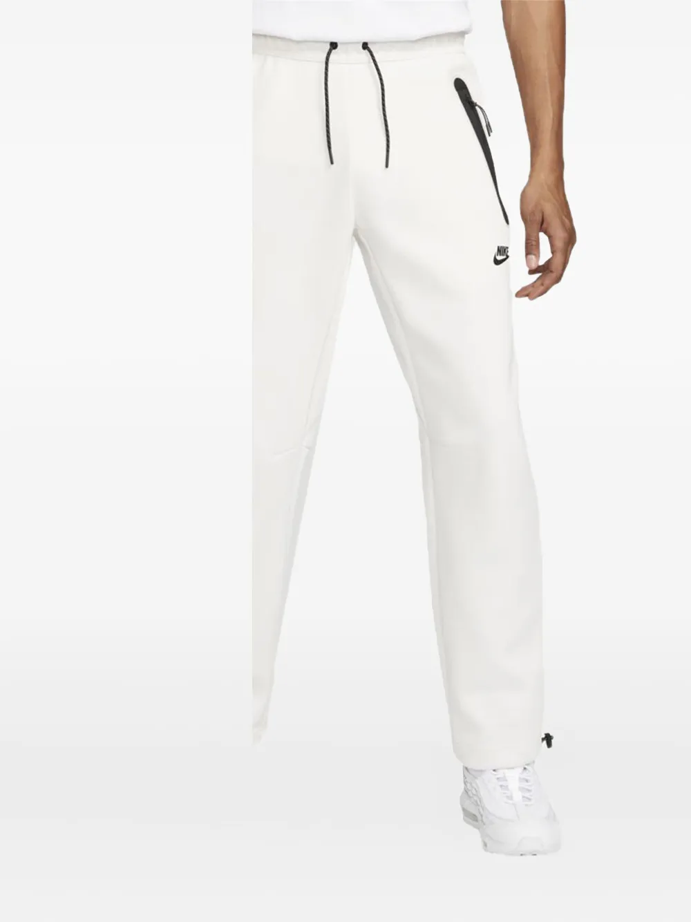 Nike tech fleece "Phantom/Black" track pants - Bianco