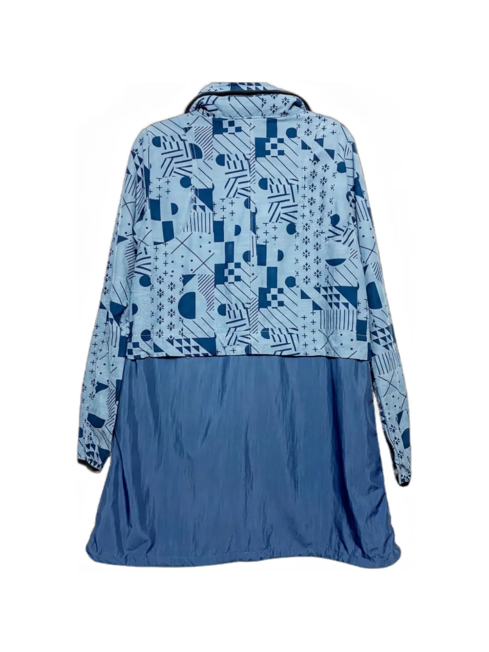 Nike Geometrisch parka met rits Blauw