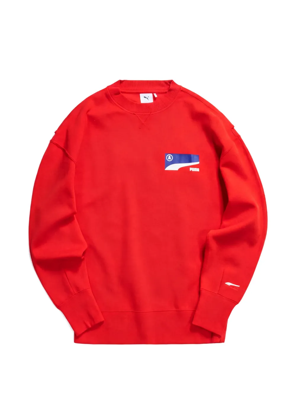PUMA Ader crew-neck long-sleeves sweater - Rosso