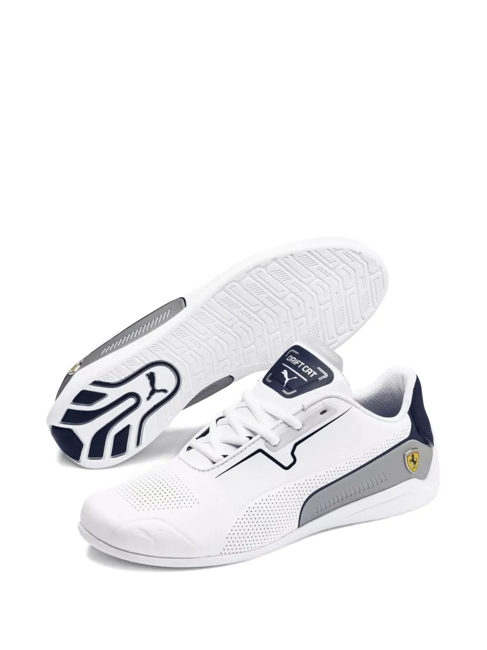 PUMA x Scuderia Ferrari Drift Cat 8 "White Silver" sneakers