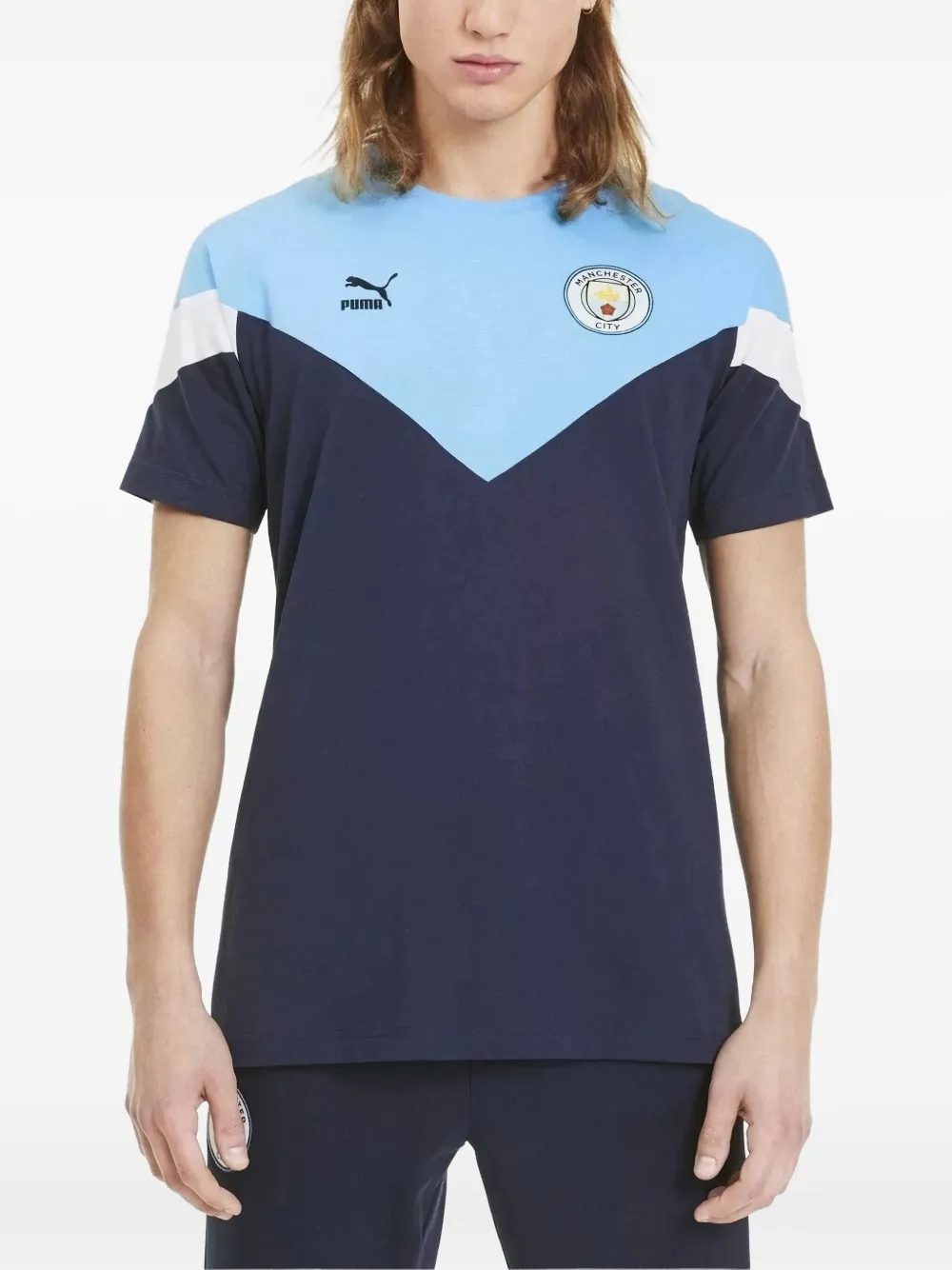 PUMA Iconic MCS T-shirt Blauw