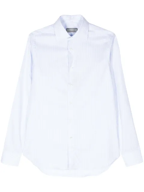 Canali striped cotton shirt