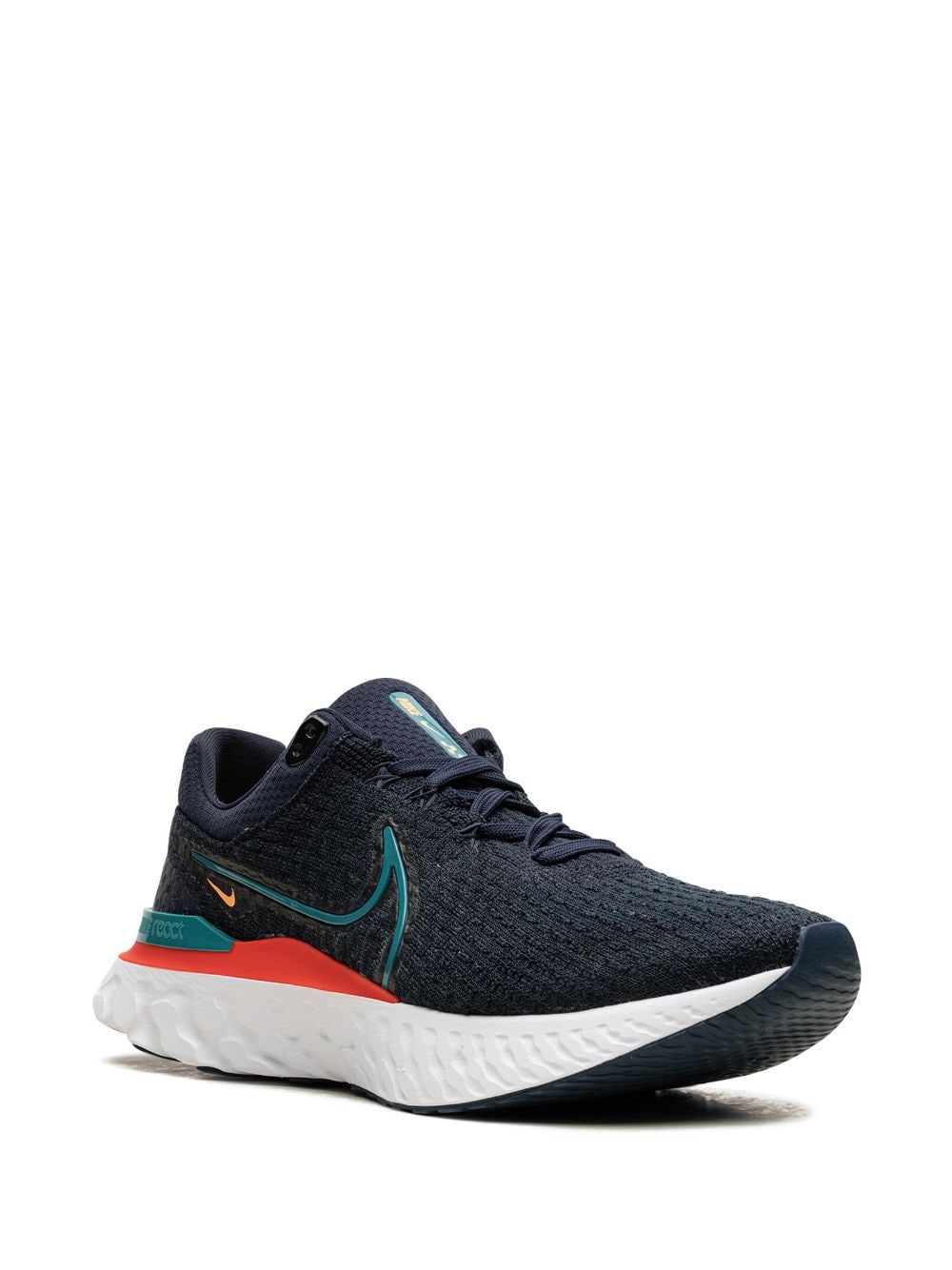 Shop Nike React Infinity 3 "obsidian Bright Spruce" Sneakers In Blue