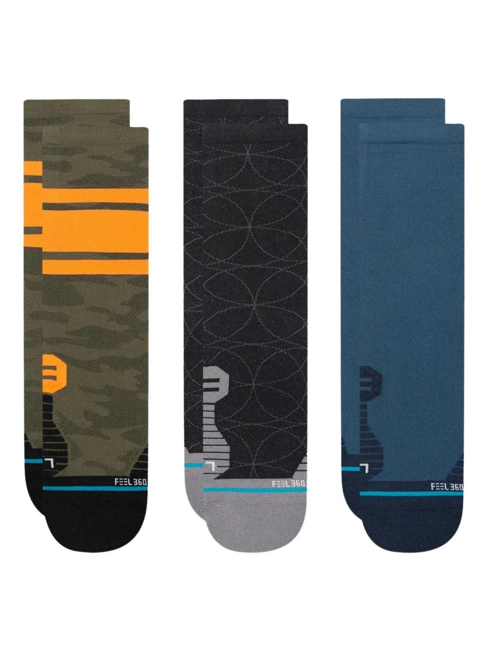 Stance camo-print socks (pack of three) | Image 2