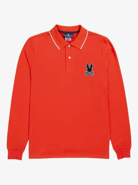 Psycho Bunny Patchin chenille bunny polo shirt
