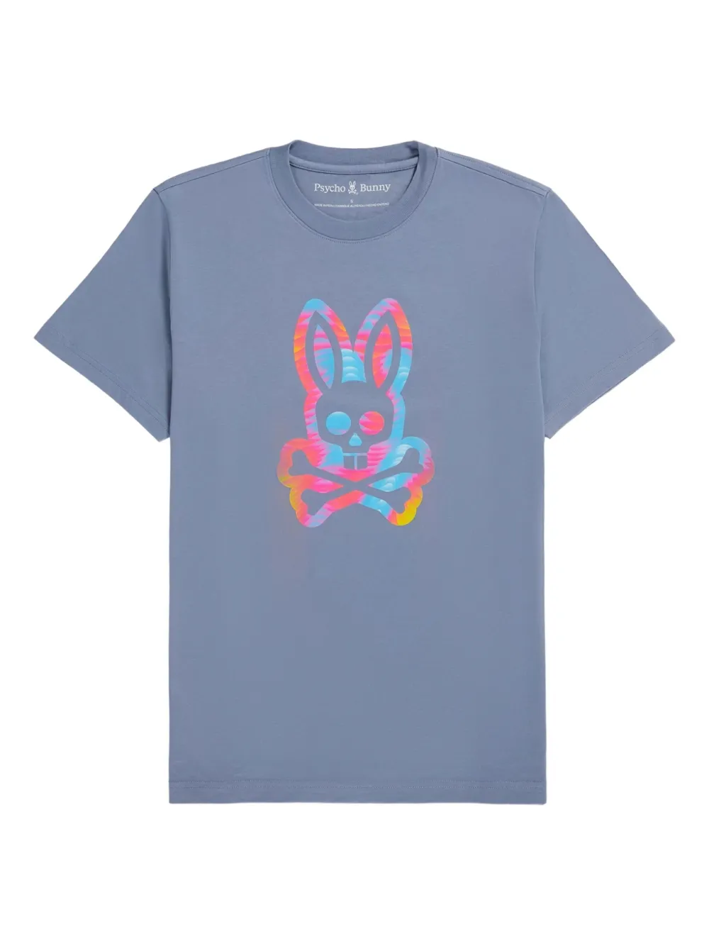 Psycho Bunny Montgomery graphic-print T-shirt | Blue | Image 1
