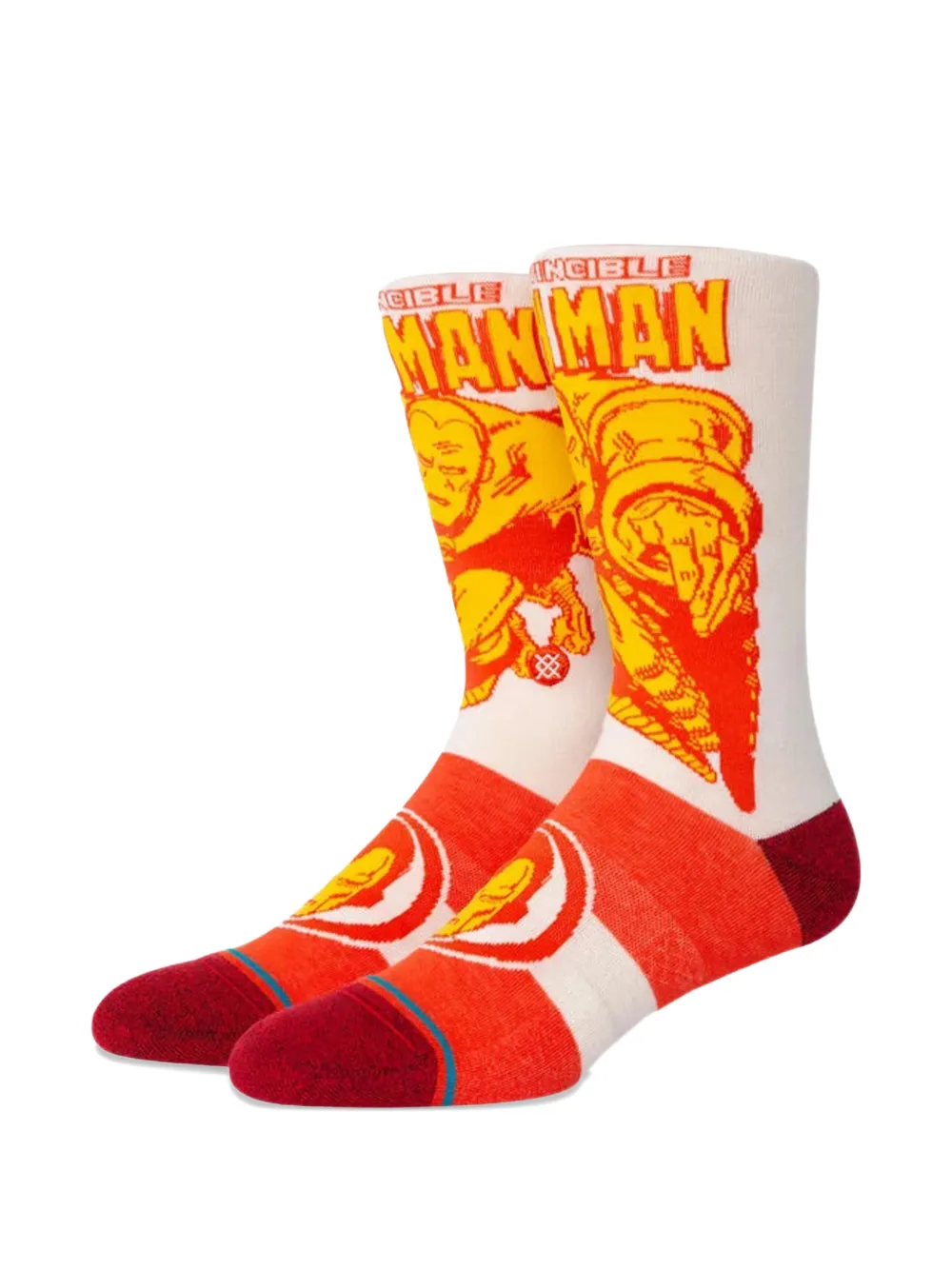  Stance Iron Man Marquee Socks - Red 