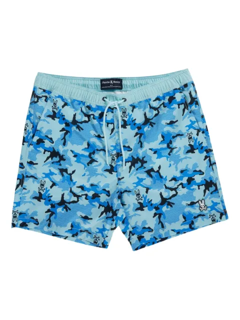 Psycho Bunny shorts de playa con estampado Rye All Over