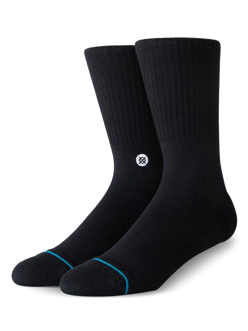 Stance logo-detail crew socks | Black | Image 1
