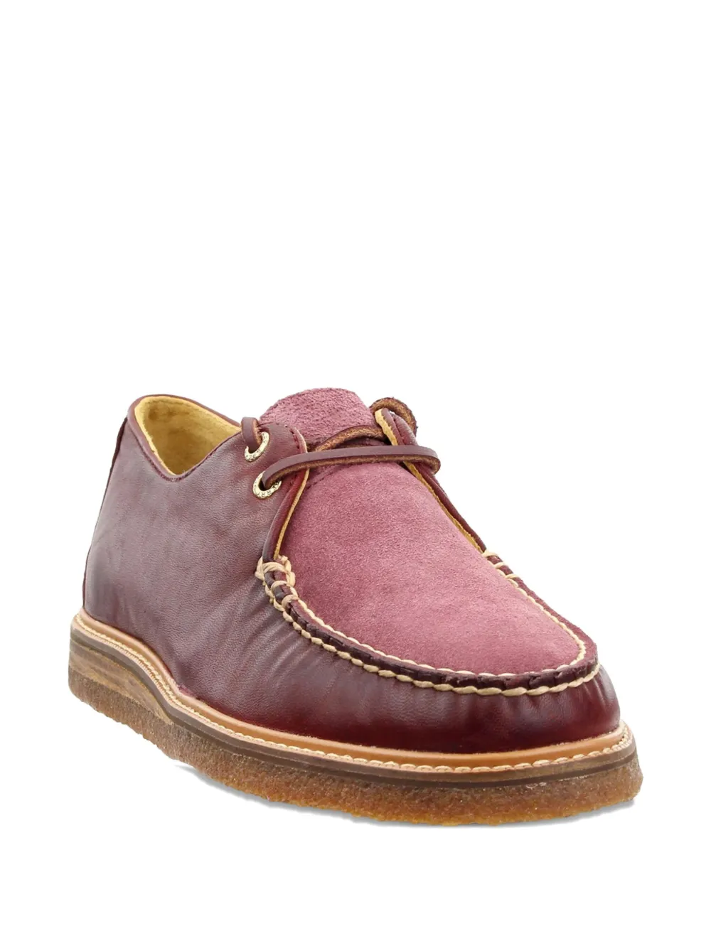 Sperry Captains Derby Shoes In Red