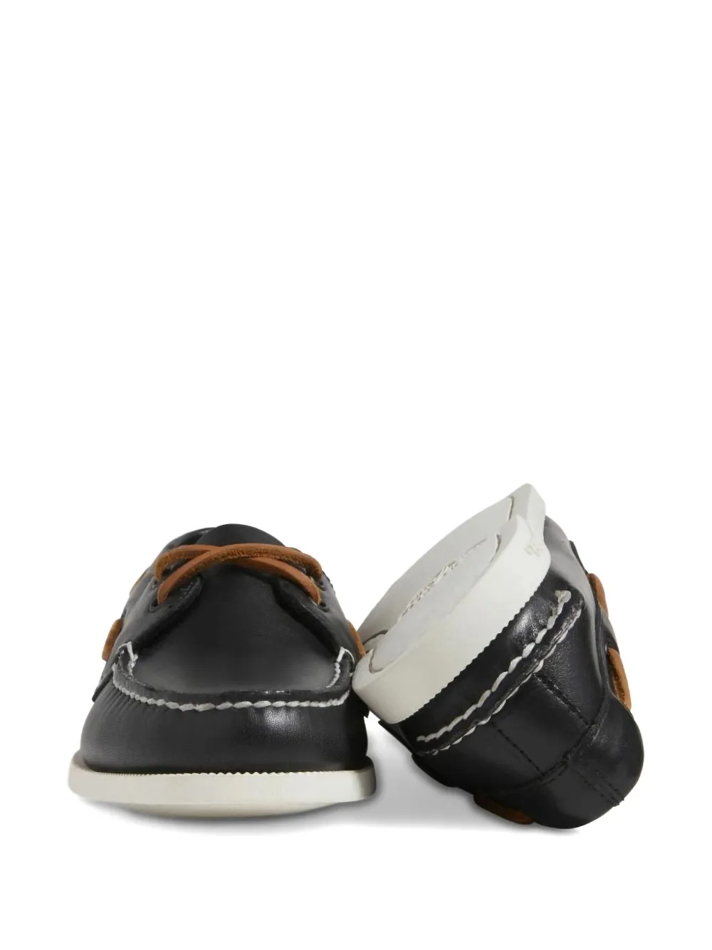 Sperry Top-Sider leather boat shoes Black