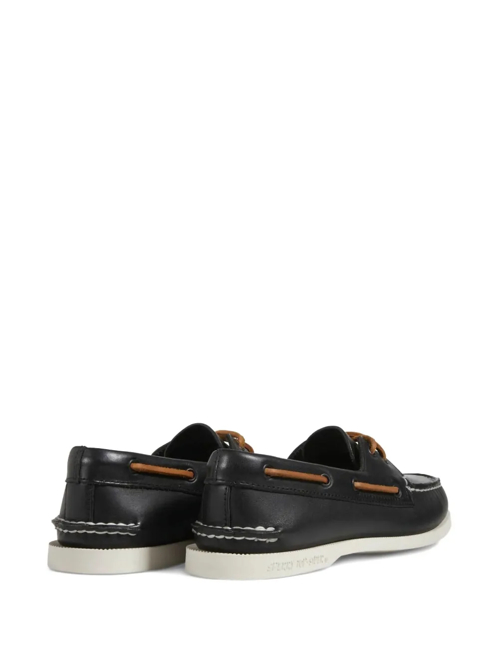 Sperry Top-Sider leather boat shoes Black