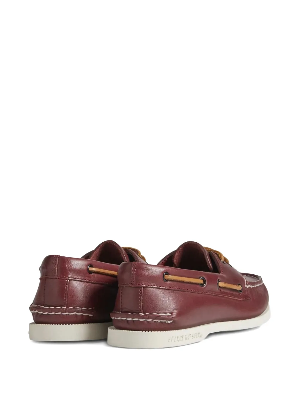 Sperry Top-Sider leather boat shoes Red