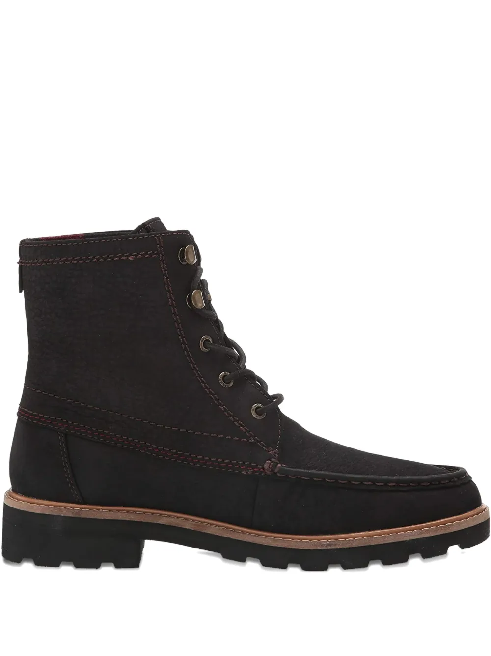 Sperry Authentic Original Lace-up Lug Boots In Black