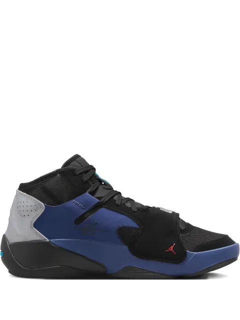 Jordan x Naruto Zion 2 SP "Naruto vs. Sasuke - 087 Black/Yellow Strike" sneakers