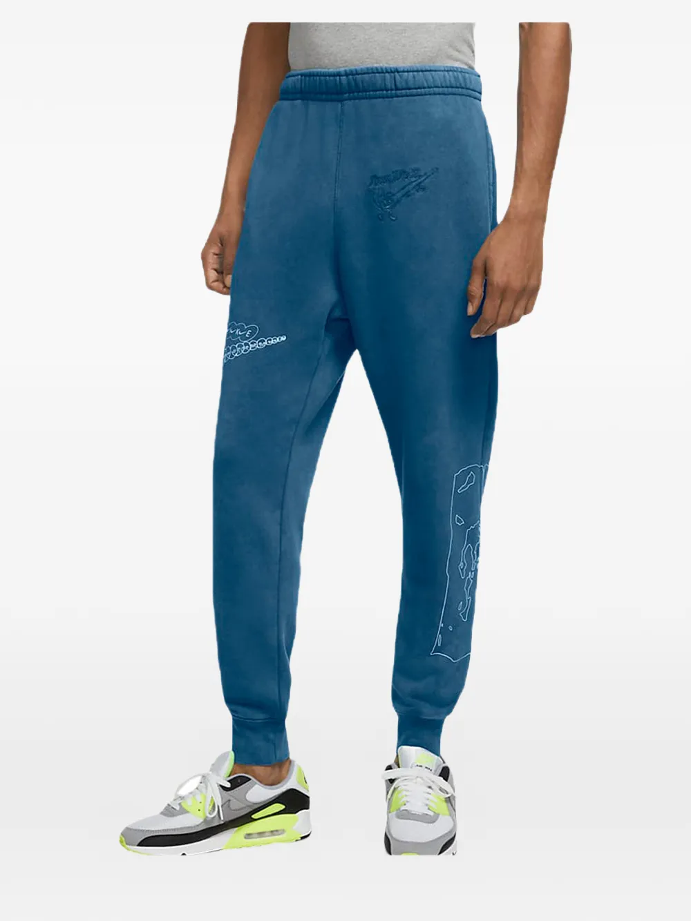 Nike fleece track pants - Blu