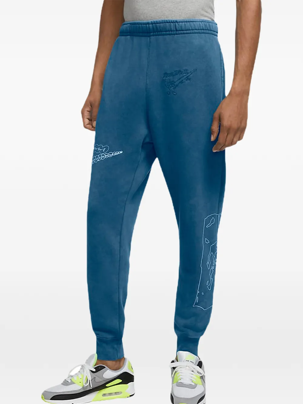 Nike fleece track pants - Blau
