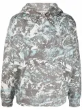 Nike camouflage-print fleece hoodie - 072 LIGHT BONE/CAVE STONE-THUNDER BLUE-SUMMIT WHITE