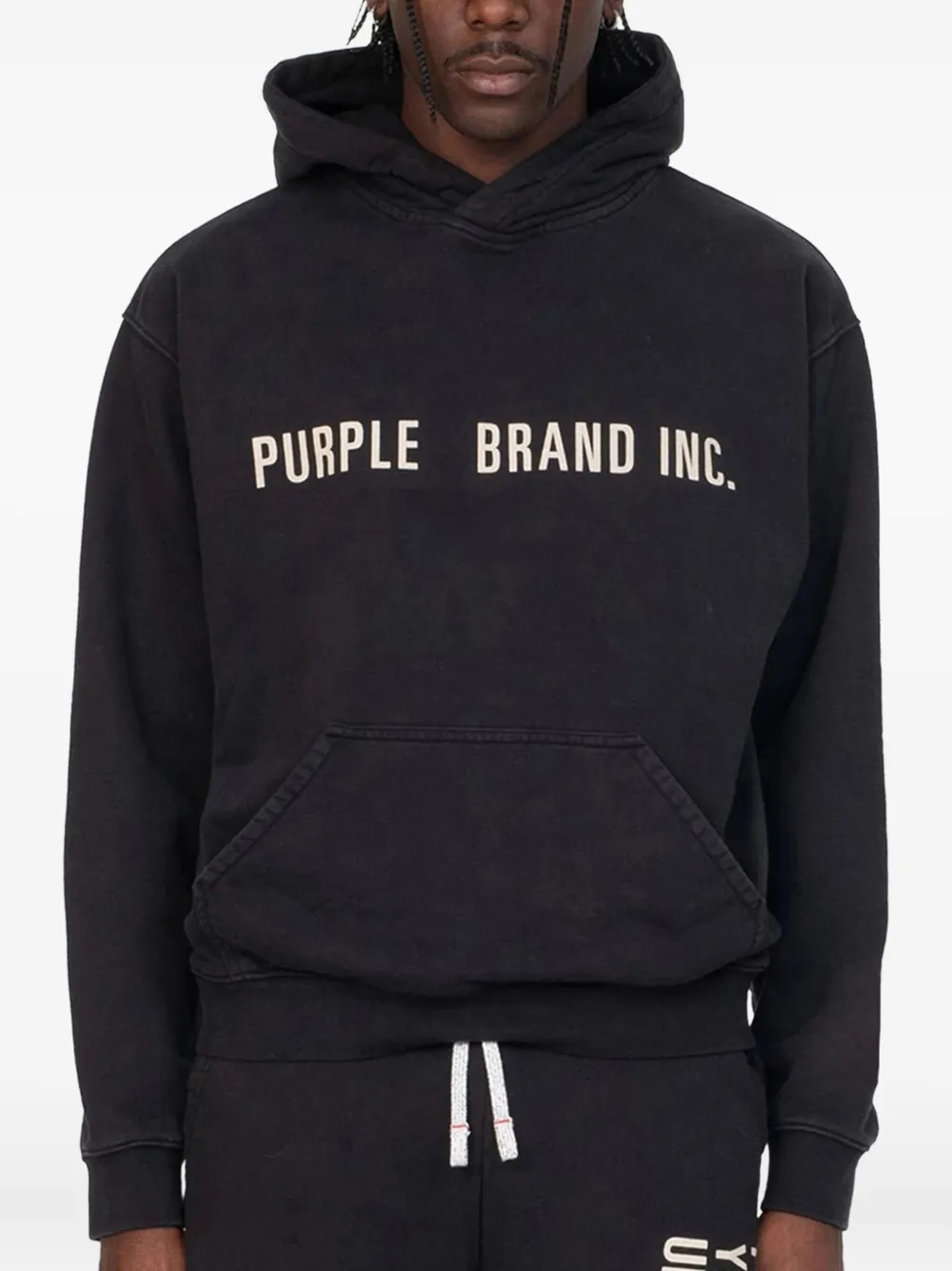 Purple Brand Artifact diamond-pattern hoodie | Hoodies | Image 2