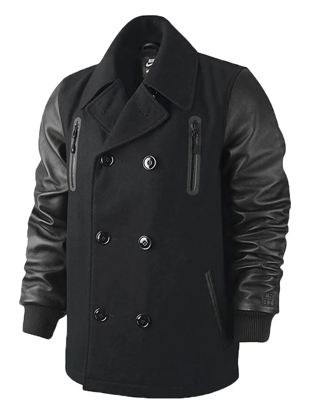 Nike Lebron Peacoat Jacket In Black