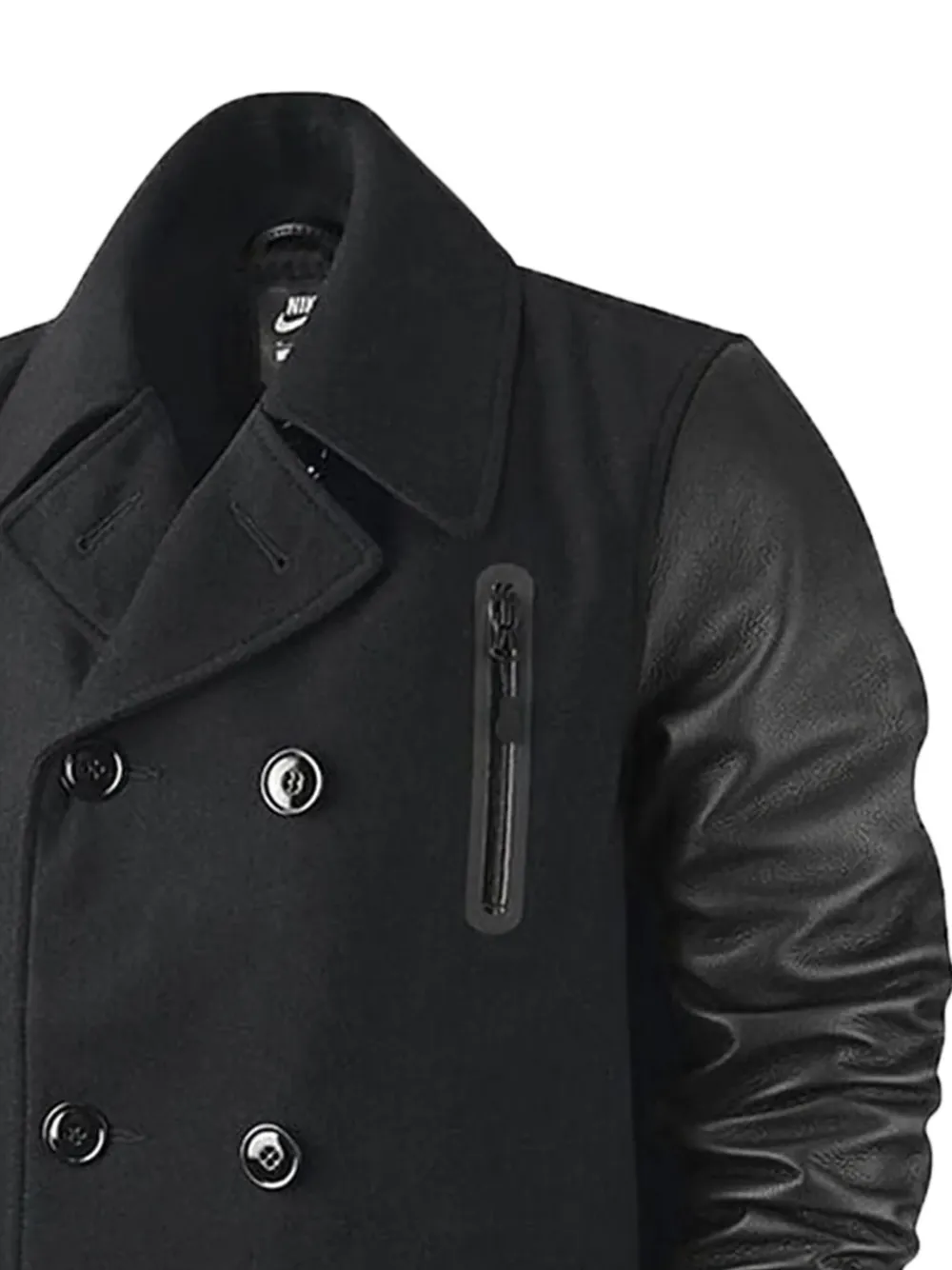 Nike Lebron Peacoat Jacket In Black