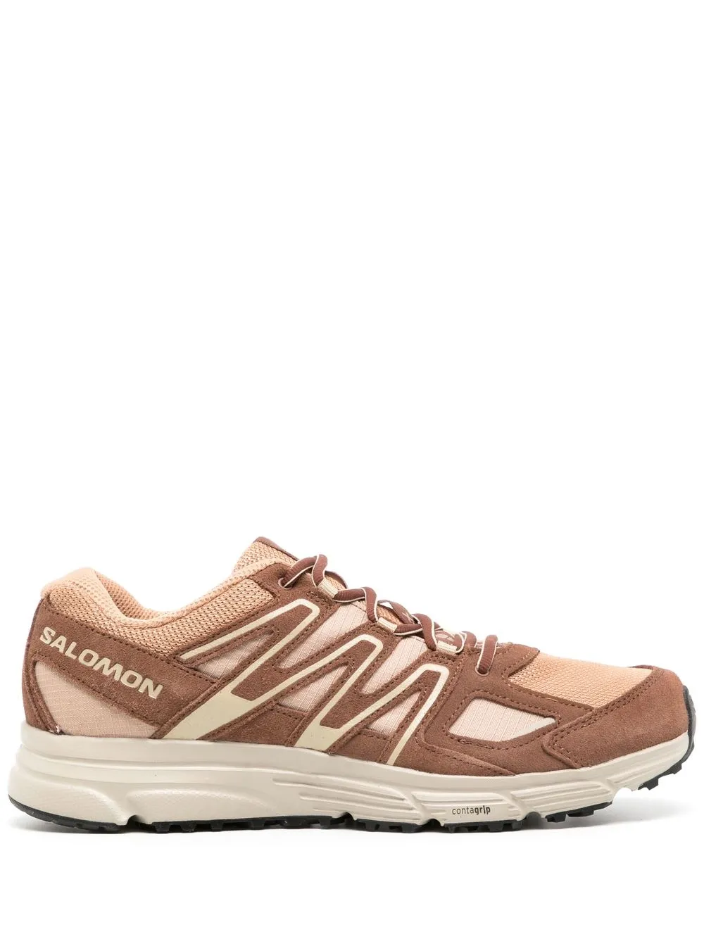 Salomon X-Mission 4 suède sneakers FENUGREEK ACORN RAINY DAY