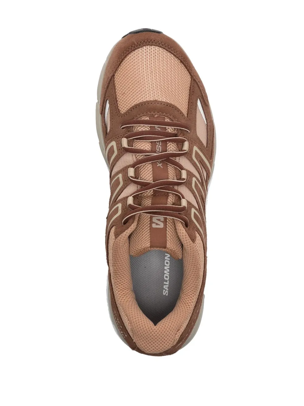 Salomon X-Mission 4 suede sneakers FENUGREEK ACORN RAINY DAY