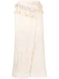 Johanna Ortiz Tansania linen wrap skirt - Neutrals