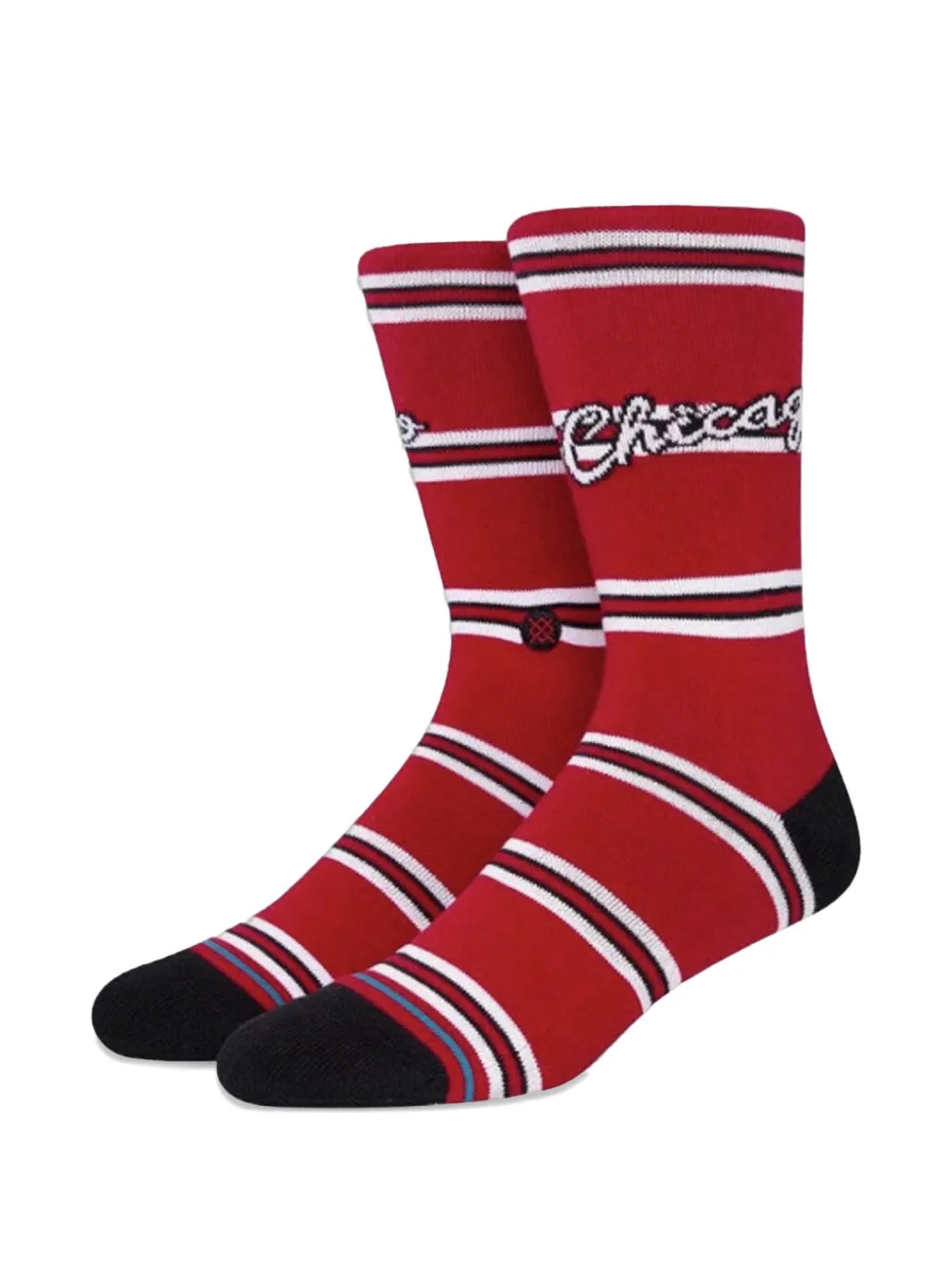 Stance X Nba Chicago Bulls Classic Socks In Red