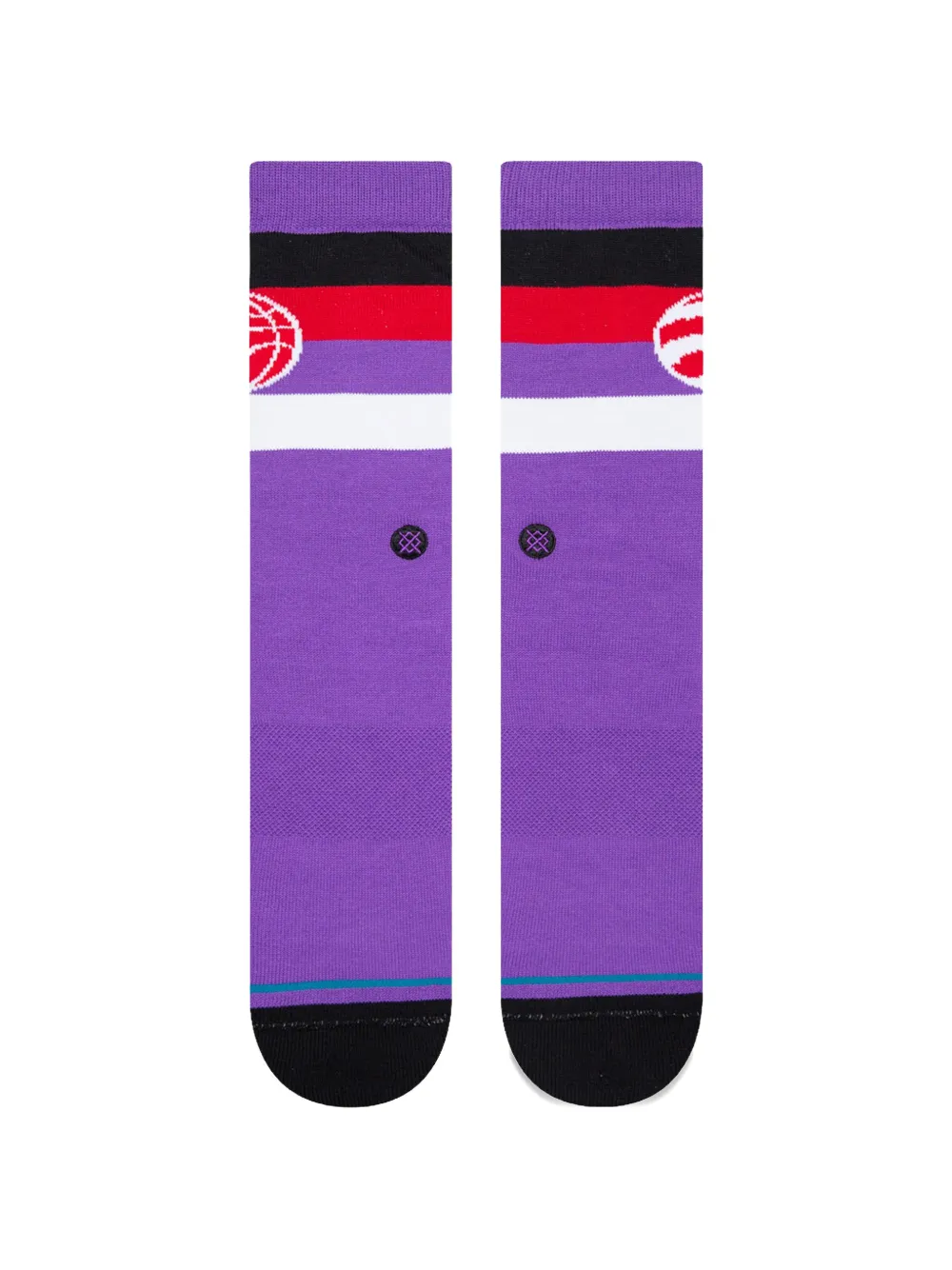 Stance x NBA Toronto Raptors ribbed socks - Viola