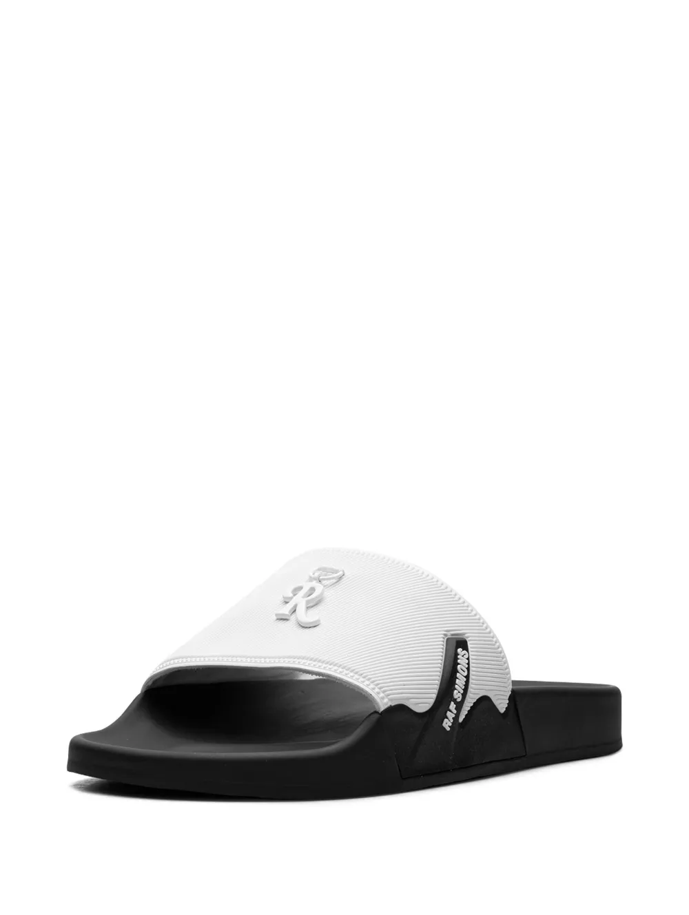 Raf Simons Astra Logo-embellished Slides In White