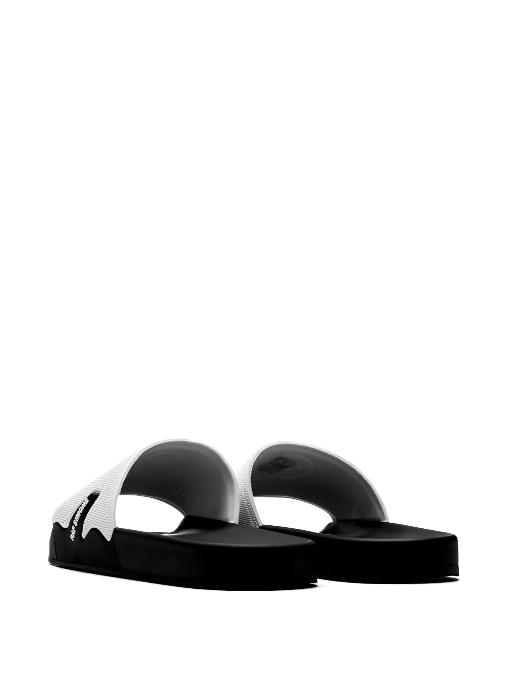  Raf Simons Astra Logo-embellished Slides - White 