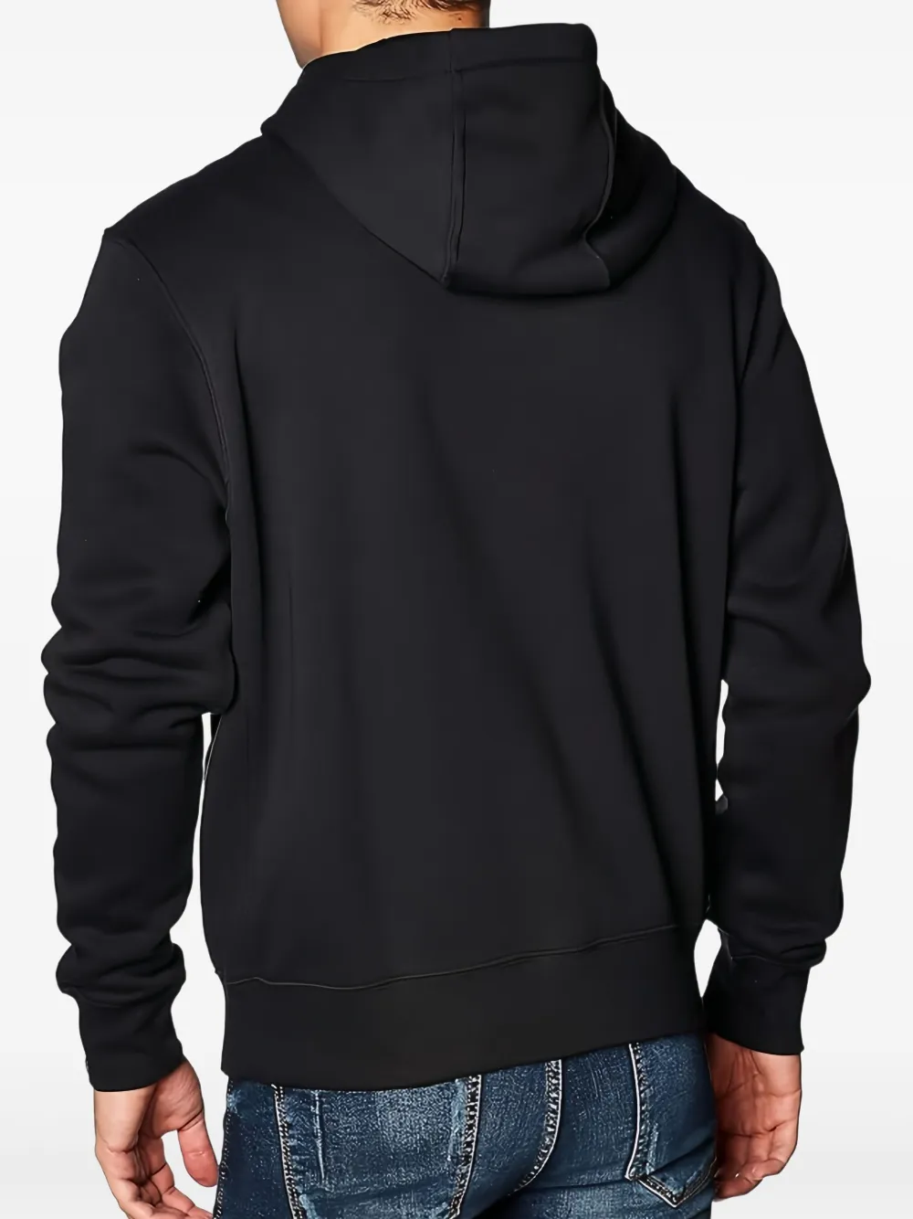 Nike full-zip logo hoodie Zwart