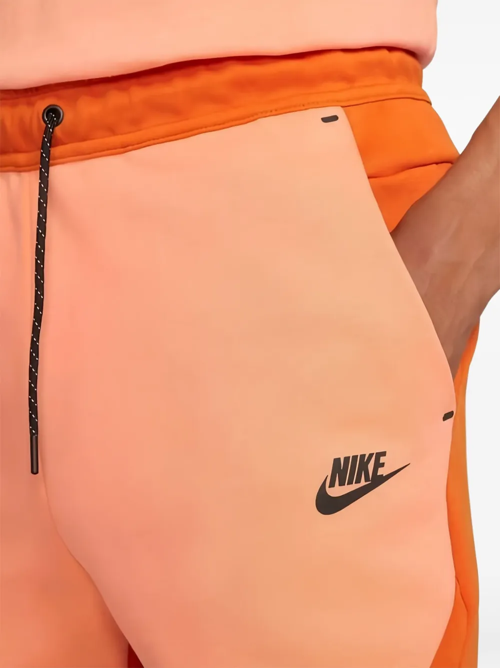 Nike Tech Fleece Joggers In Orange