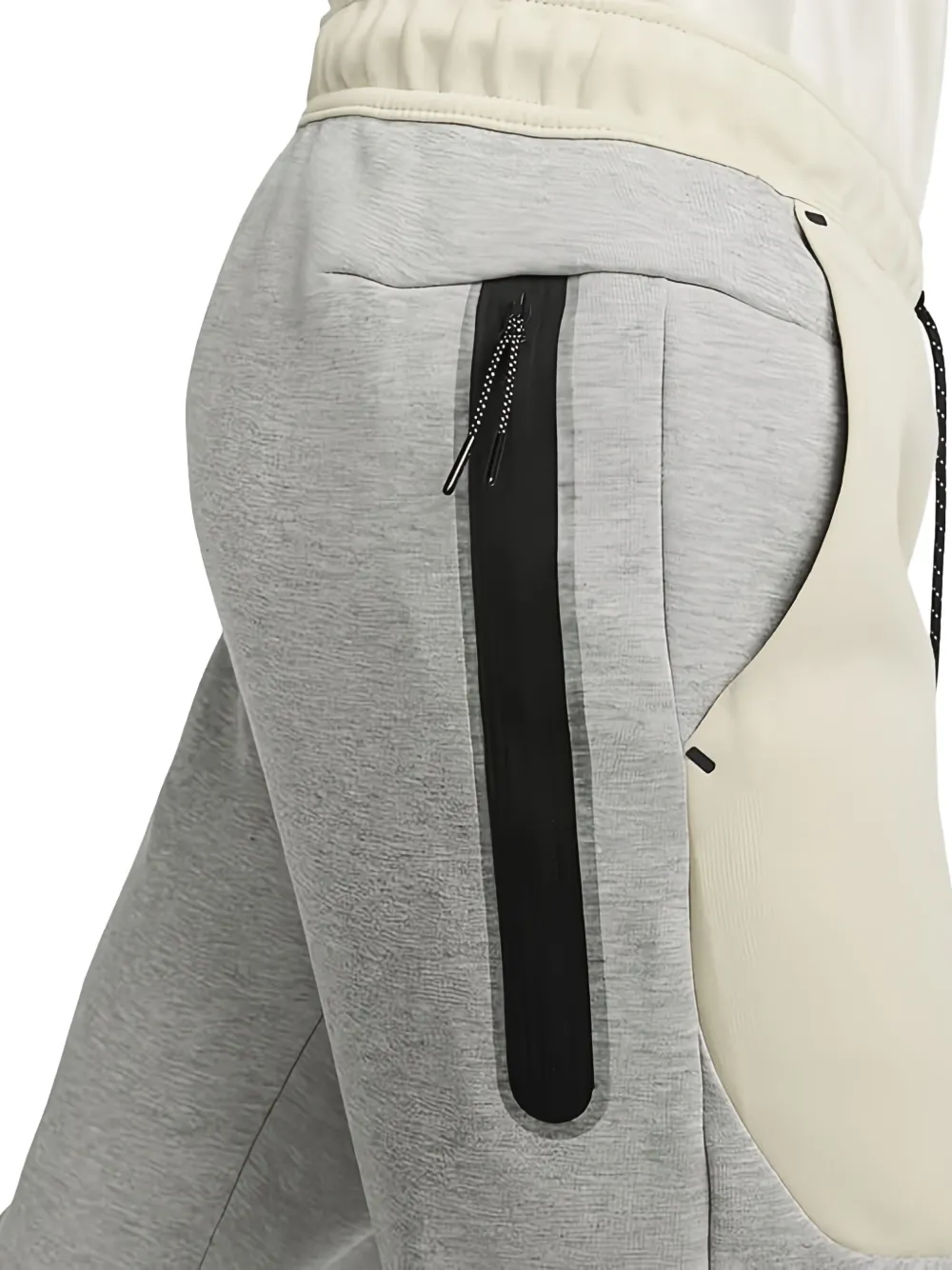 Nike Panelled Joggers Track Pants In Gray