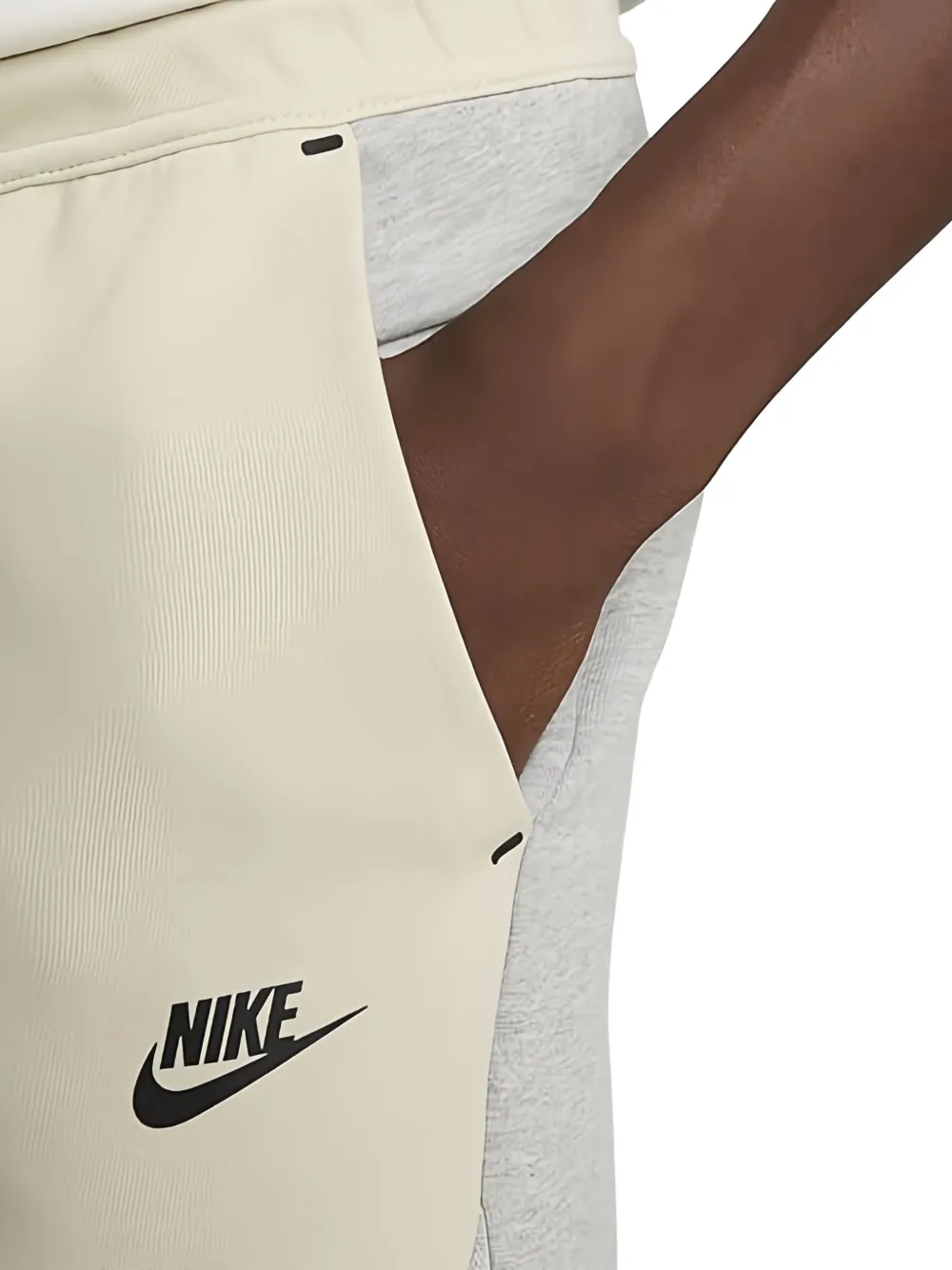 Nike Panelled Joggers Track Pants In Gray