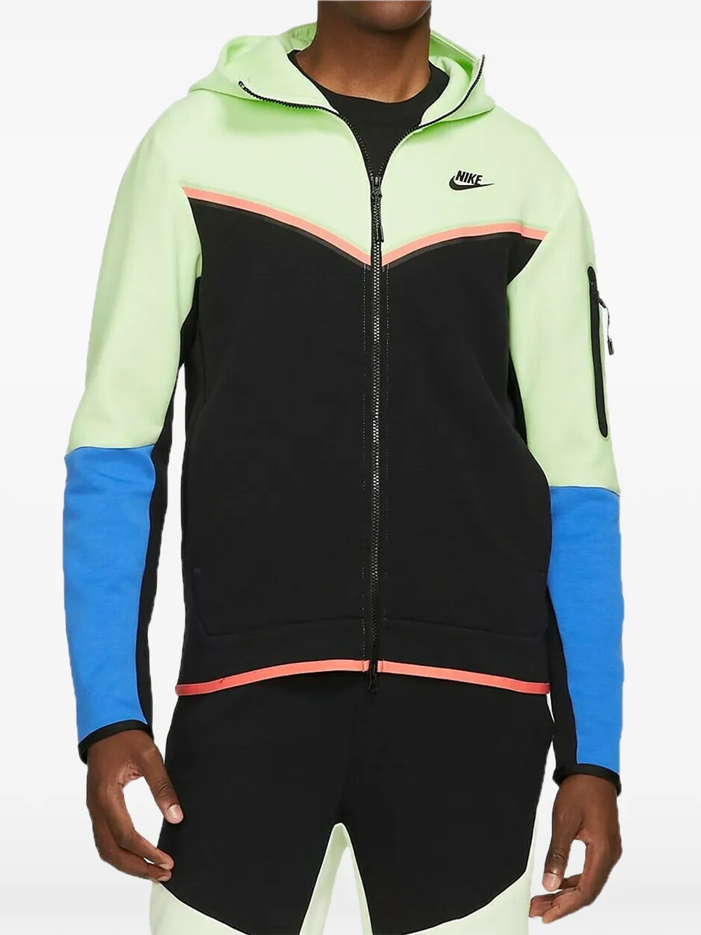 Nike Tech Fleece zip-up hoodie - Verde