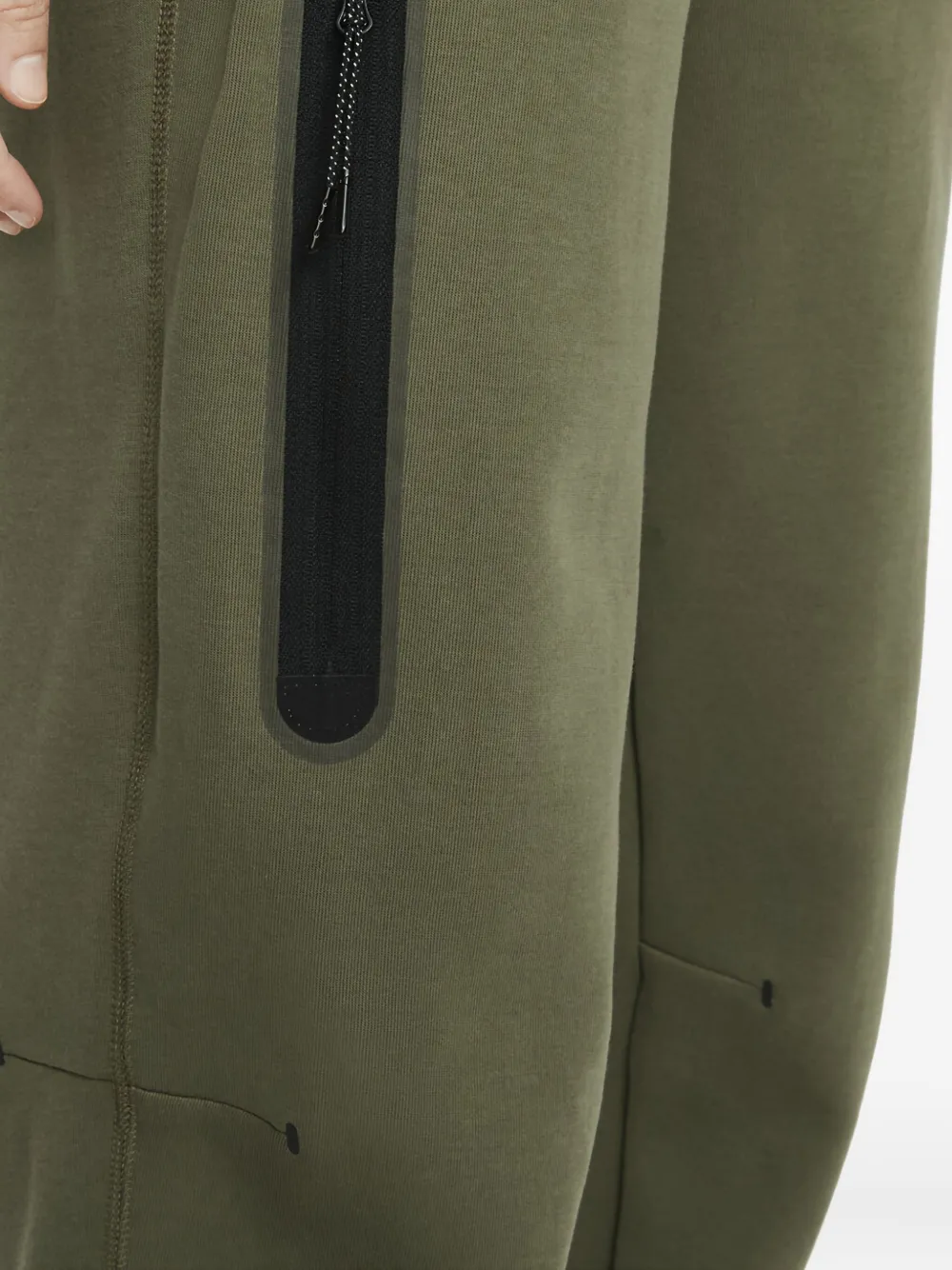 Nike Tech Fleece Zip-pocket Track Pants In Green