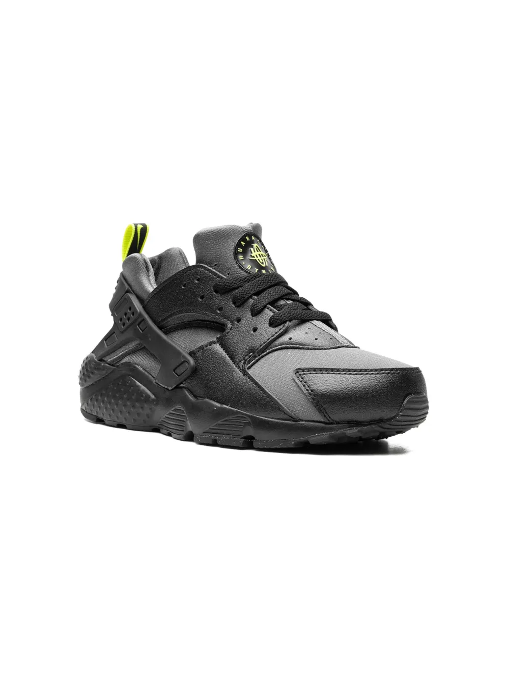 Shop Nike Air Huarache Run Sneakers In Black