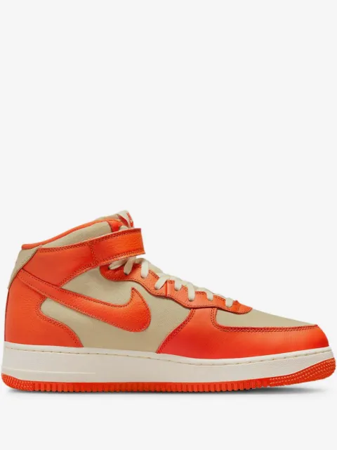 Nike Air Force 1 Mid "Team Gold/Coconut Milk/Safety Orange" sneakers