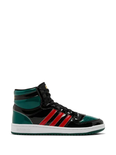 adidas high top stripes sneakers
