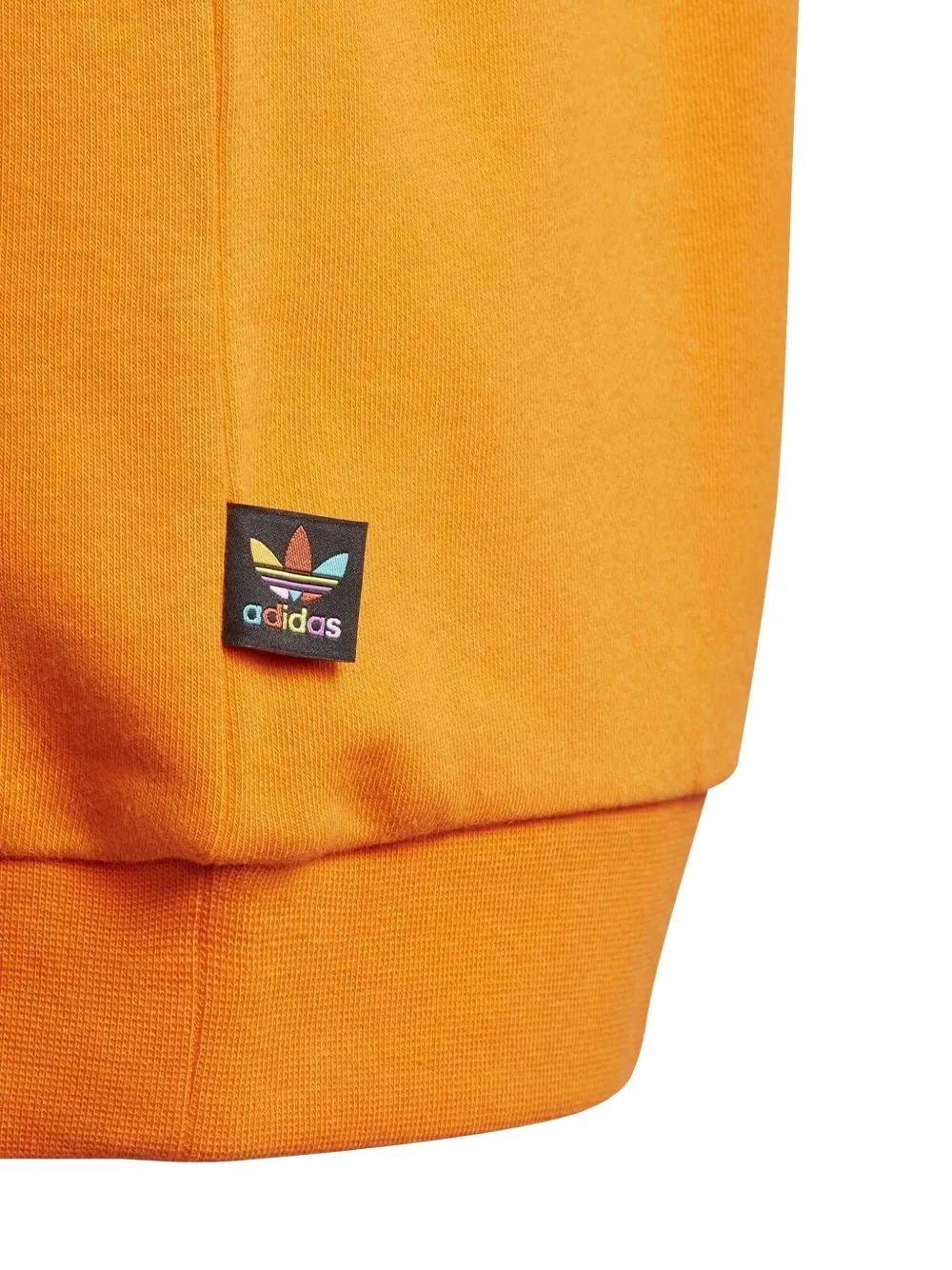 adidas rainbow-logo hooded sweatshirt Oranje