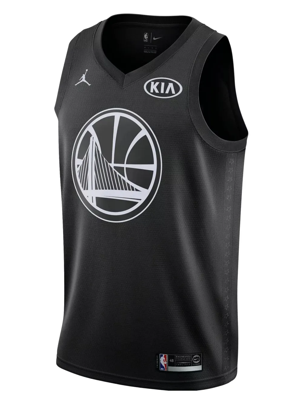 Nike Golden State Warriors NBA Swingman tank top | Black | Image 1