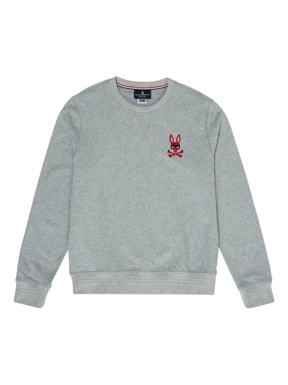 Psycho Bunny Rawson Mischief Bunny Sweatshirt In Gray