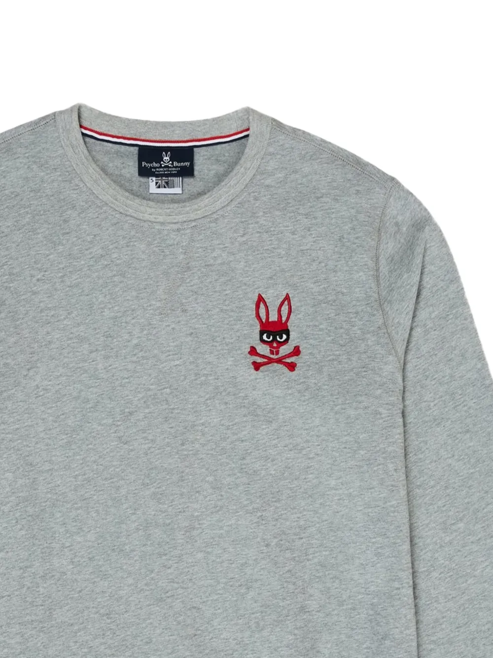 Psycho Bunny Rawson Mischief Bunny sweater - Grijs