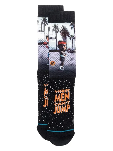 Stance basketball-print crew socks