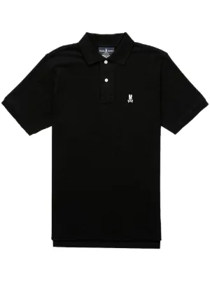 Ralph Lauren Purple Label Camisa Polo Com Logo Bordado | Preto
