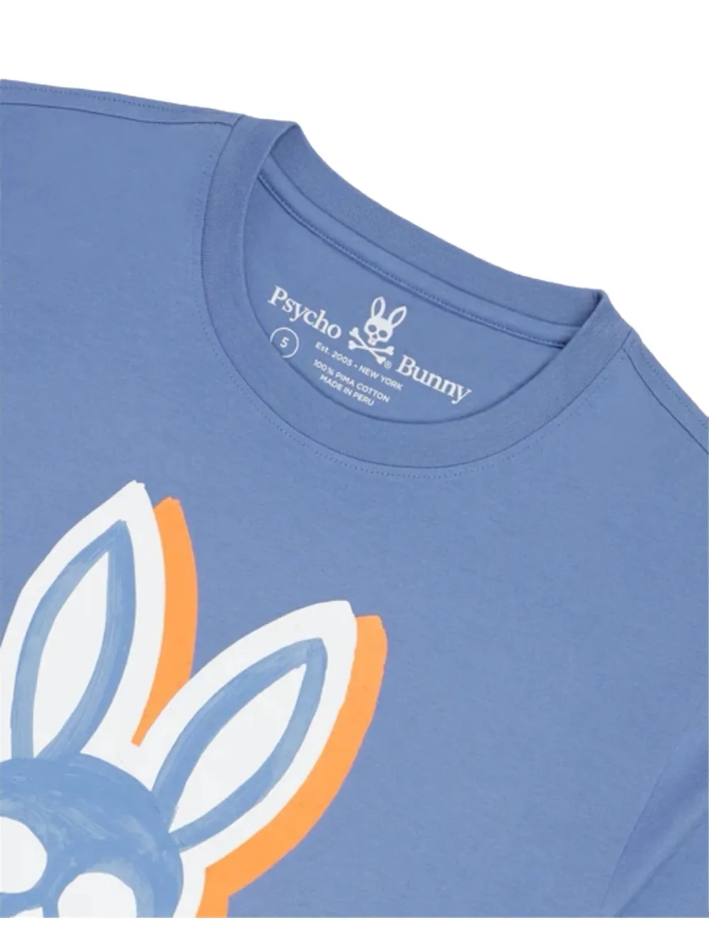 Psycho Bunny Varick T-shirt met ronde hals - Blauw