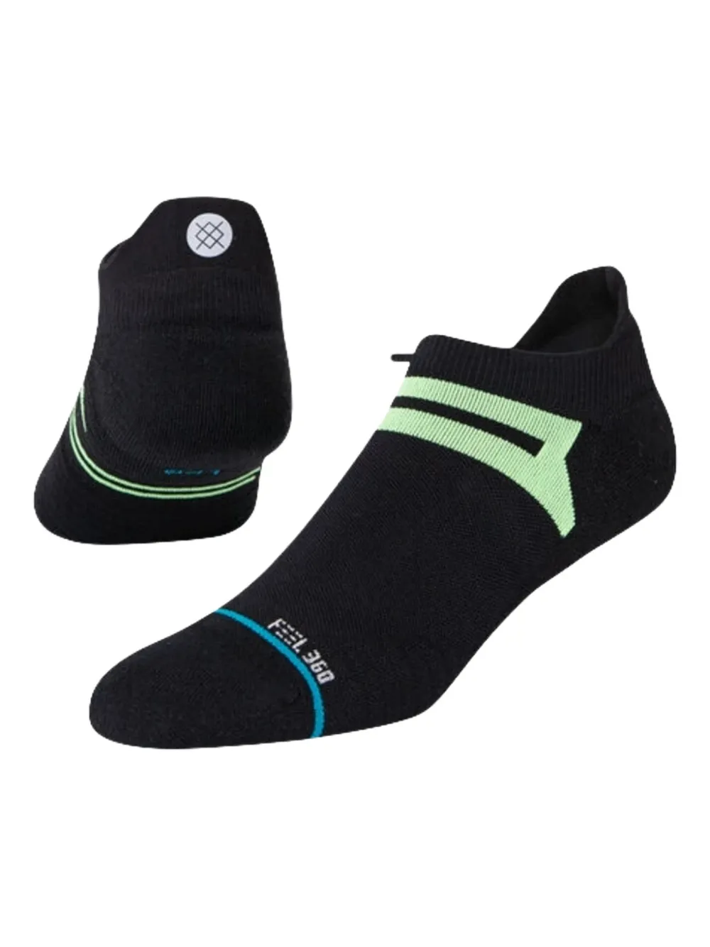 Stance run socks | Black | Image 1