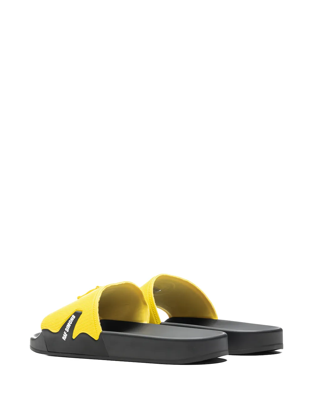  Raf Simons Astra Logo-detail Slides - Yellow 